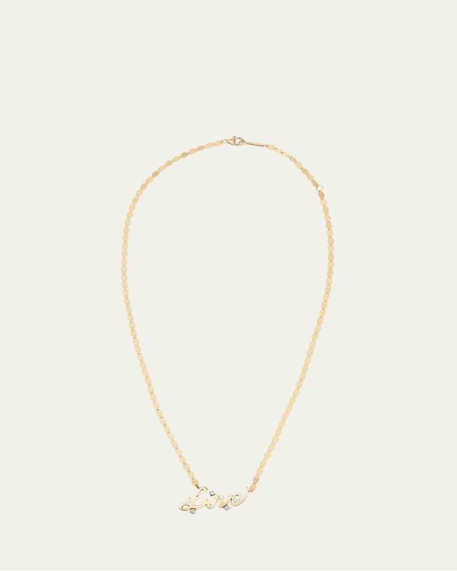 14k Solo Love Diamond Necklace